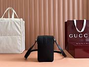 Okify Gucci Super Mini bag in black for men 12x19x6cm - 2