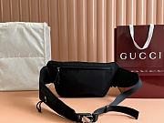 Okify Gucci Small Black nylon belt bag with logo 32x17x5cm - 3