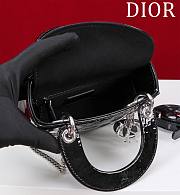 Okify Dior Lady three-grid in black 17x15x7cm - 2