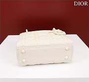 Okify Dior Lady three-grid in white frosting 17x15x7cm - 5