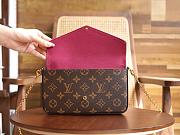 Okify Louis Vuitton Felicie Pochette Brown Monogram 21x12x3cm M81896 - 2