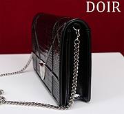 Okify Dior Black Diorama Wallet on Chain 19x4.5x12.5cm  - 3