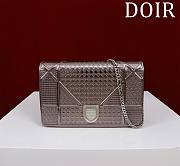 Okify Dior Light Pink Diorama Wallet on Chain 19x4.5x12.5cm  - 1