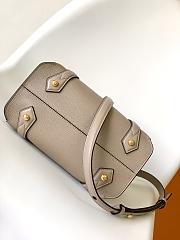 Okify Fendi Medium Boston Bag in grey gray 27.5x17.5x25.5cm - 2