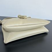 Okify Bottega Veneta Small Liberta MXN 69 000 crossbody bag in cream smooth calf leather with double flap 27.5x16x6cm - 3