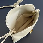 Okify Bottega Veneta Small Liberta MXN 69 000 crossbody bag in cream smooth calf leather with double flap 27.5x16x6cm - 6