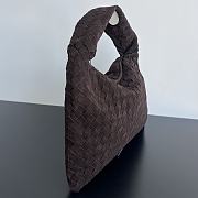 Okify Bottega Veneta Small Hop Bag With Brown Suede 41x20.5x7.5cm - 4