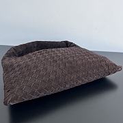 Okify Bottega Veneta Small Hop Bag With Brown Suede 41x20.5x7.5cm - 3