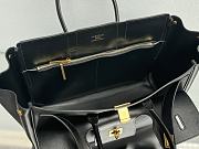 Okify Balenciaga Bel Air Small Carry All Black Bag With Gold Hardware 29.5x20.3x11.9cm - 5