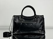 Okify Balenciaga Le City Small Bag in Black Arena Lambskin 30x20x10cm - 1