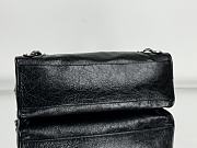 Okify Balenciaga Le City Small Bag in Black Arena Lambskin 30x20x10cm - 2