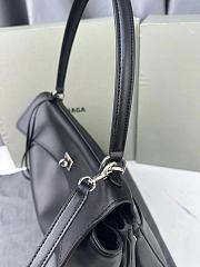 Okify Balenciaga Rodeo Medium Handbag In Black With Silver Hardware 34x11x24cm  - 4