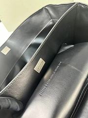 Okify Balenciaga Rodeo Medium Handbag In Black With Silver Hardware 34x11x24cm  - 2