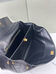 Okify Balenciaga Rodeo Medium Handbag In Black With Gold Hardware 34x11x24cm  - 5