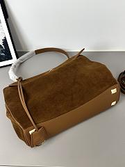 Okify Balenciaga Rodeo Brown Suede Bag 34x11x24cm - 5