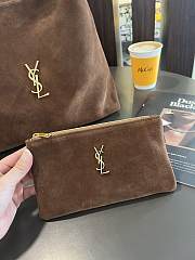 Okify YSL Brown Hobo Underarm Bag 35x11x30cm - 3