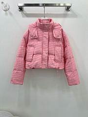 Okify MiuMiu Pink Down Jacket SML  - 1