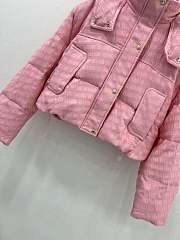 Okify MiuMiu Pink Down Jacket SML  - 2