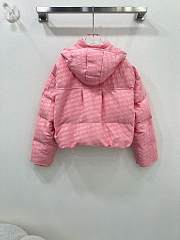 Okify MiuMiu Pink Down Jacket SML  - 4