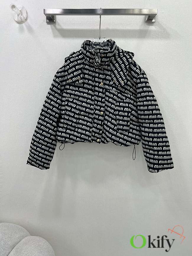 Okify MiuMiu Black Down Jacket SML  - 1