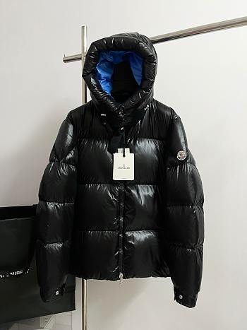 Okify Moncler Four Grids Black Down Jacket 