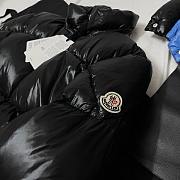 Okify Moncler Four Grids Black Down Jacket  - 2