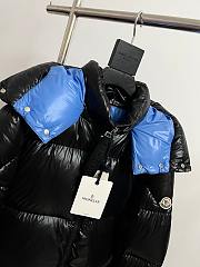 Okify Moncler Four Grids Black Down Jacket  - 3