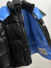 Okify Moncler Four Grids Black Down Jacket  - 4