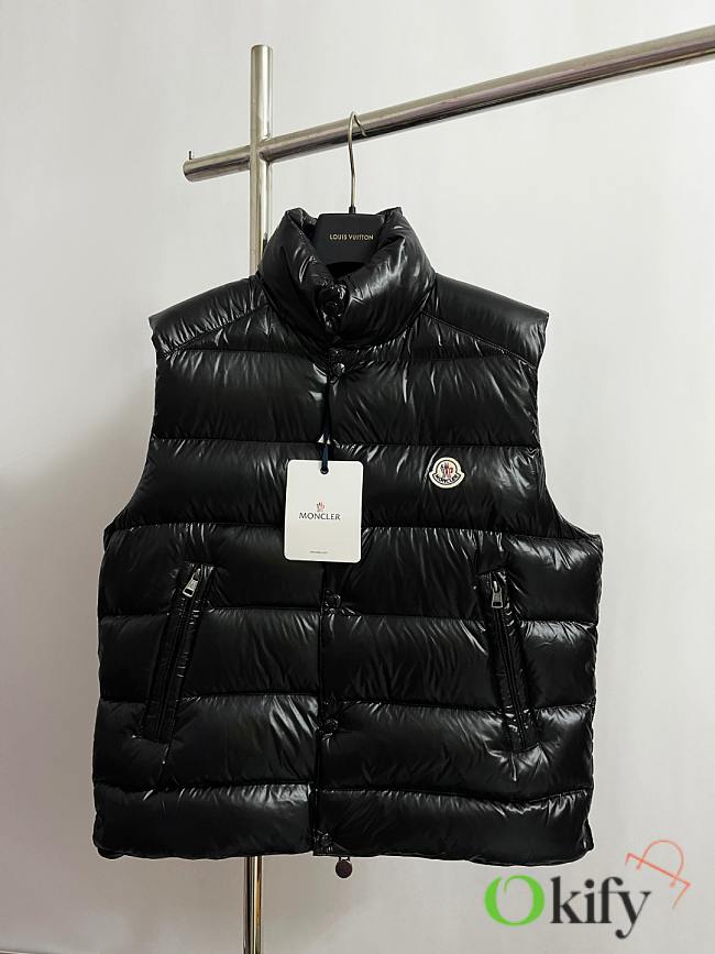 Okify Moncler Black Tibb Down Vest  - 1