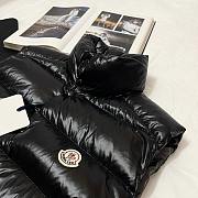 Okify Moncler Black Tibb Down Vest  - 3