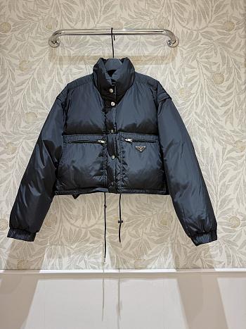 Okify Prada Short down jacket with detachable sleeves