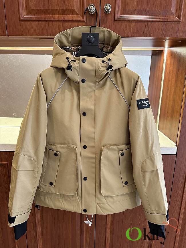 Okify Burberry Beige Down Jacket M-3XL  - 1