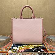 Okify Dolce & Gabbana Rabbit Printed Tote Bag in Pink 30x14x26cm - 2