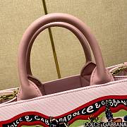 Okify Dolce & Gabbana Rabbit Printed Tote Bag in Pink 30x14x26cm - 4