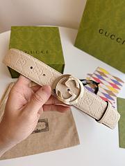 Okify Gucci Beige Belt 37mm - 1