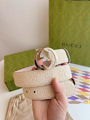 Okify Gucci Beige Belt 37mm - 3