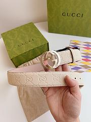 Okify Gucci Beige Belt 37mm - 2