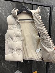 Okify Louis Vuitton Cream Down Vest  - 3