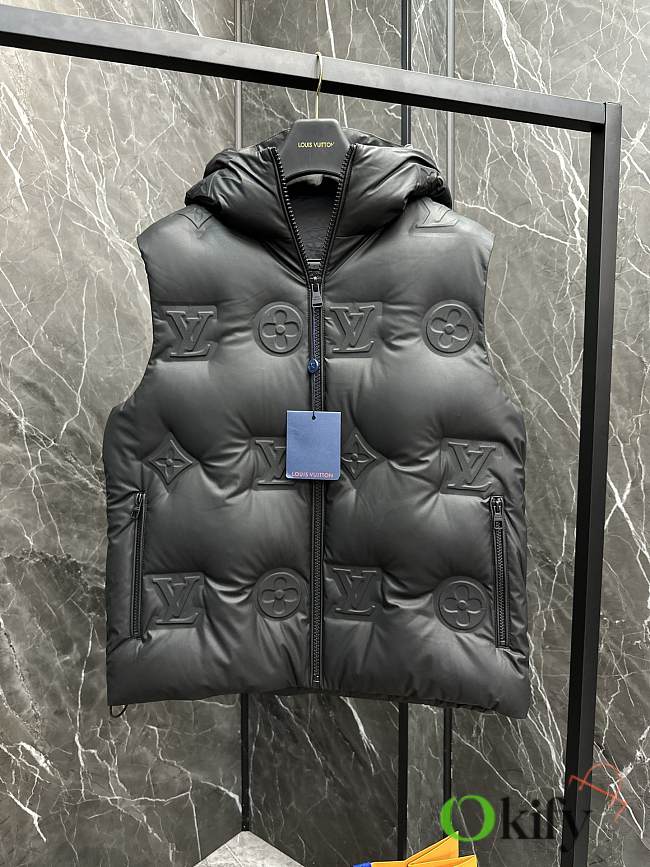 Okify Louis Vuitton Black Down Vest  - 1