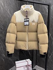 Okify Moncler Grenoble Cream And Kaki Down Jacket  - 1