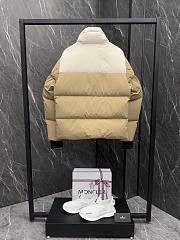 Okify Moncler Grenoble Cream And Kaki Down Jacket  - 4