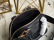 Okify Louis Vuitton Black Alma BB Bag 24.5x18x12cm M59793  - 4