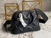 Okify Louis Vuitton Black Alma BB Bag 24.5x18x12cm M59793  - 2