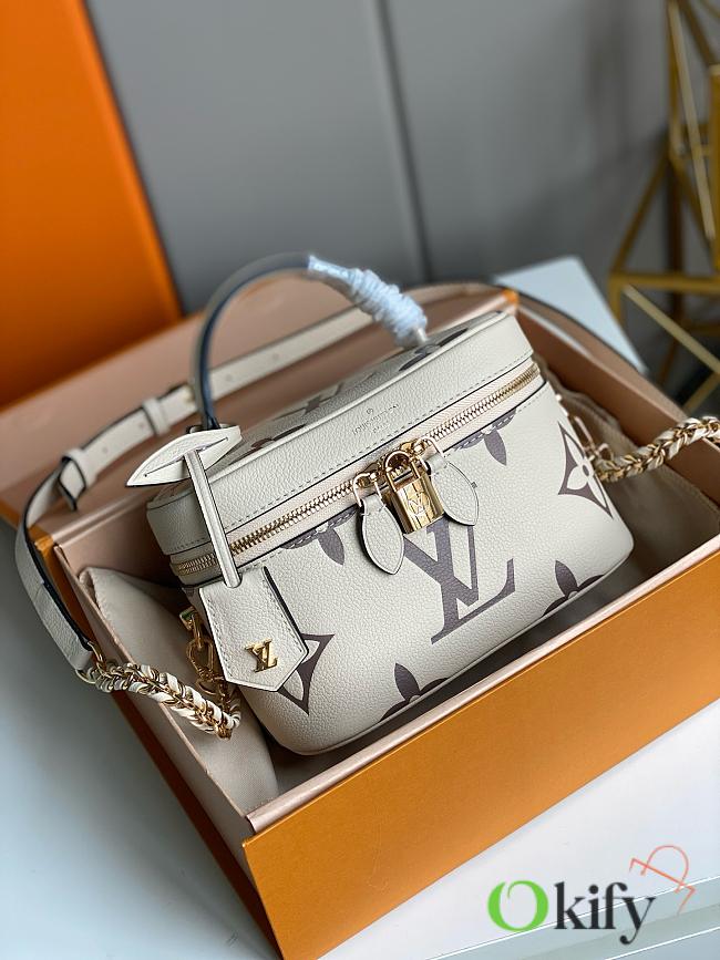 Okify Louis Vuitton Vanity PM in cream 19x13x11cm M45599  - 1