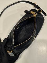 Okify Prada Underarm Bag in black 22x9x7.5cm  - 3