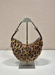 Okify Prada Arqué printed leather shoulder bag 22.5x18.5x6cm - 1