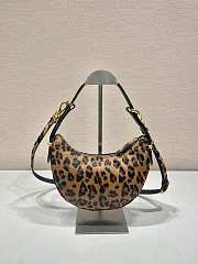 Okify Prada Arqué printed leather shoulder bag 22.5x18.5x6cm - 3