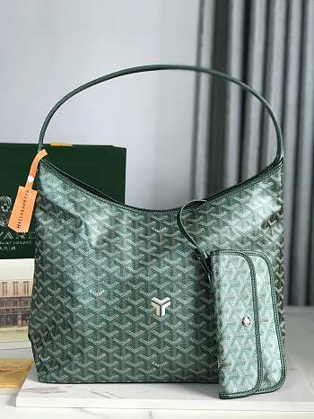 Okify Goyard Bohème Hobo Bag in Green 42×27×15cm