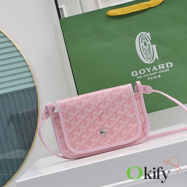 Okify Goyard Plumet Pocket Wallet in Pink 20.5x14x2cm - 1