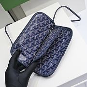 Okify Goyard Plumet Pocket Wallet in Dark Blue 20.5x14x2cm - 4